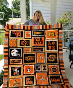 Buy Ncaa Oklahoma State Cowboys Quilt Blanket & Quilt Bedding Set #364