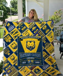 Buy Ncaa Northern Colorado Bears Quilt Blanket & Quilt Bedding Set #1515