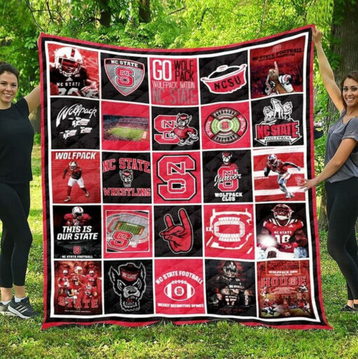 Buy Ncaa N.C. State Wolfpack Quilt Blanket & Quilt Bedding Set #167