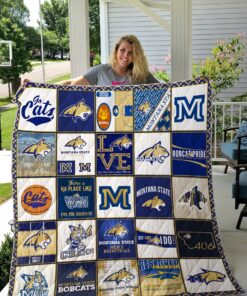 Buy Ncaa Montana State Bobcats Quilt Blanket & Quilt Bedding Set #1505