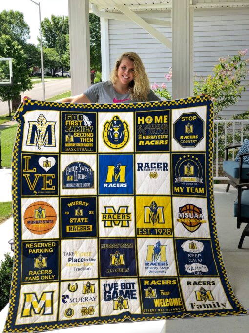 Buy Ncaa Murray State Racers Quilt Blanket & Quilt Bedding Set #1541