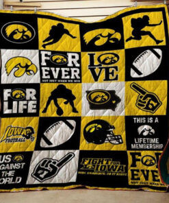 Buy Ncaa Iowa Hawkeyes Quilt Blanket & Quilt Bedding Set #441