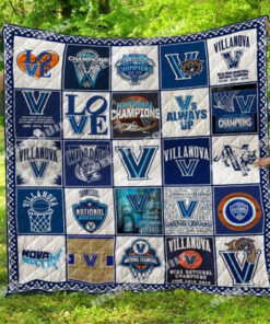 Buy Ncaa Villanova Wildcats Quilt Blanket & Quilt Bedding Set #1236