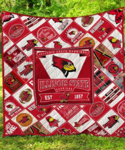 Buy Ncaa Illinois State Redbirds Quilt Blanket & Quilt Bedding Set #1380