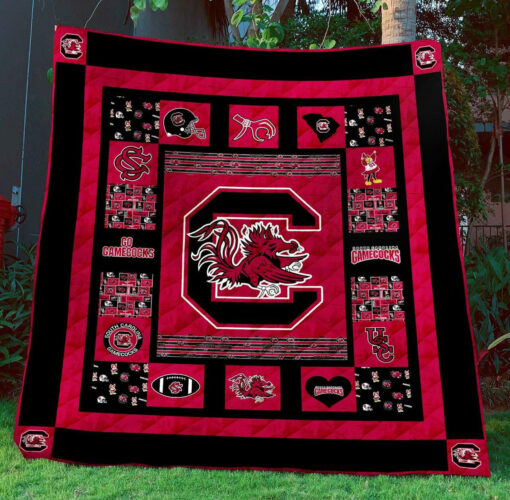 Buy Ncaa South Carolina Gamecocks Quilt Blanket & Quilt Bedding Set #1006