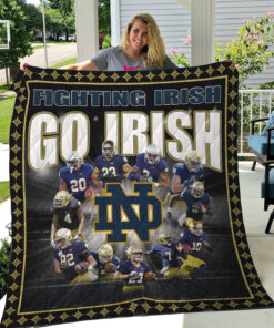 Buy Ncaa Notre Dame Fighting Irish Quilt Blanket & Quilt Bedding Set #208