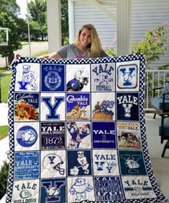 Buy Ncaa Yale Bulldogs Quilt Blanket & Quilt Bedding Set #1536