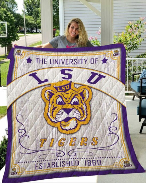 Buy Ncaa Lsu Tigers Quilt Blanket & Quilt Bedding Set #919