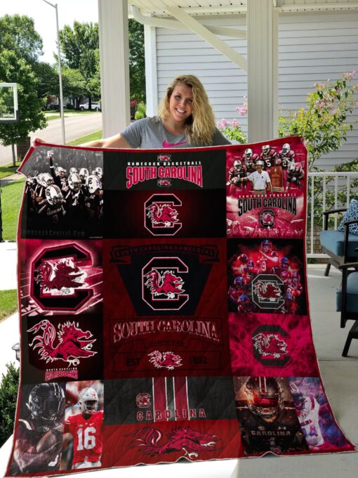 Buy Ncaa South Carolina Gamecocks Quilt Blanket & Quilt Bedding Set #1009