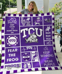 Buy Ncaa Tcu Horned Frogs Quilt Blanket & Quilt Bedding Set #369