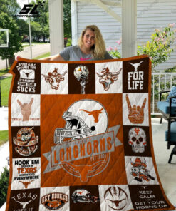 Buy Ncaa Texas Longhorns Quilt Blanket & Quilt Bedding Set #390