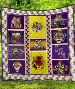 Buy Ncaa Lsu Tigers Quilt Blanket & Quilt Bedding Set #933