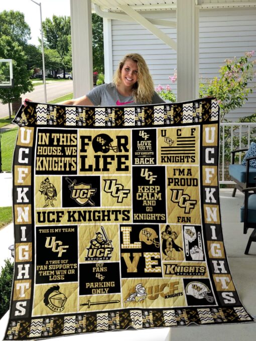 Buy Ncaa Ucf Knights Quilt Blanket & Quilt Bedding Set #1152