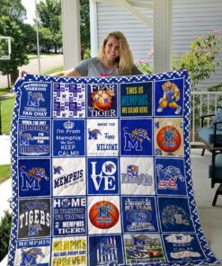 Buy Ncaa Memphis Tigers Quilt Blanket & Quilt Bedding Set #1101