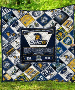 Buy Ncaa Unc Greensboro Spartans Quilt Blanket & Quilt Bedding Set #1568