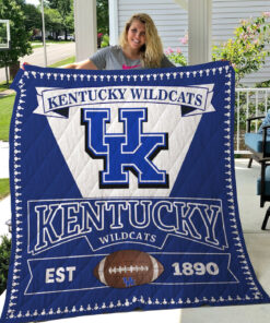 Buy Ncaa Kentucky Wildcats Quilt Blanket & Quilt Bedding Set #900