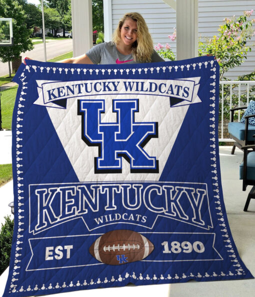 Buy Ncaa Kentucky Wildcats Quilt Blanket & Quilt Bedding Set #900