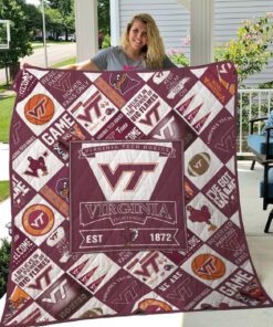 Buy Ncaa Virginia Tech Hokies Quilt Blanket & Quilt Bedding Set #264