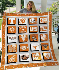 Buy Ncaa Texas Longhorns Quilt Blanket & Quilt Bedding Set #385