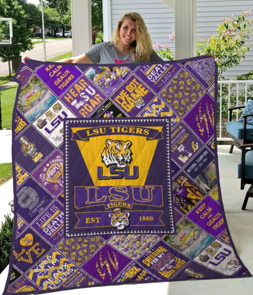 Buy Ncaa Lsu Tigers Quilt Blanket & Quilt Bedding Set #920