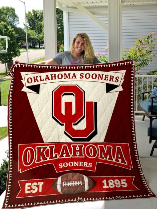 Buy Ncaa Oklahoma Sooners Quilt Blanket & Quilt Bedding Set #349