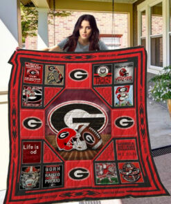 Buy Ncaa Georgia Bulldogs Quilt Blanket & Quilt Bedding Set #865