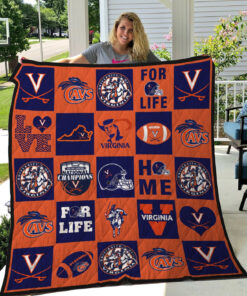 Buy Ncaa Virginia Cavaliers Quilt Blanket & Quilt Bedding Set #248