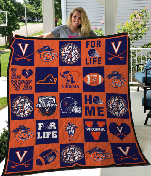 Buy Ncaa Virginia Cavaliers Quilt Blanket & Quilt Bedding Set #248