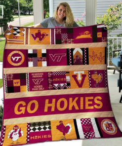 Buy Ncaa Virginia Tech Hokies Quilt Blanket & Quilt Bedding Set #260