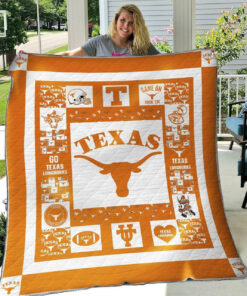 Buy Ncaa Texas Longhorns Quilt Blanket & Quilt Bedding Set #375