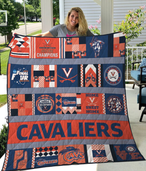 Buy Ncaa Virginia Cavaliers Quilt Blanket & Quilt Bedding Set #247