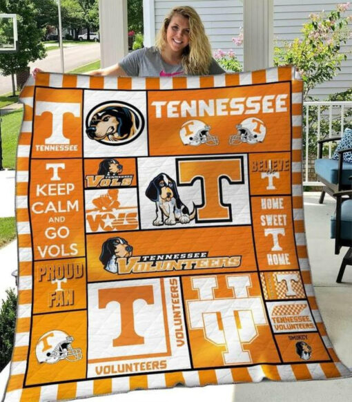 Buy Ncaa Tennessee Volunteers Quilt Blanket & Quilt Bedding Set #1015