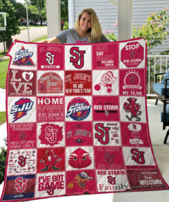 Buy Ncaa St. John'S Red Storm Quilt Blanket & Quilt Bedding Set #1233