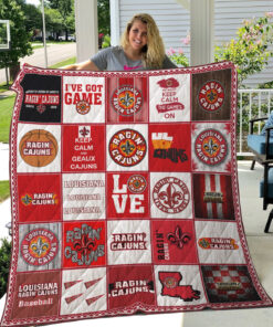 Buy Ncaa Louisiana Ragin' Cajuns Quilt Blanket & Quilt Bedding Set #1480