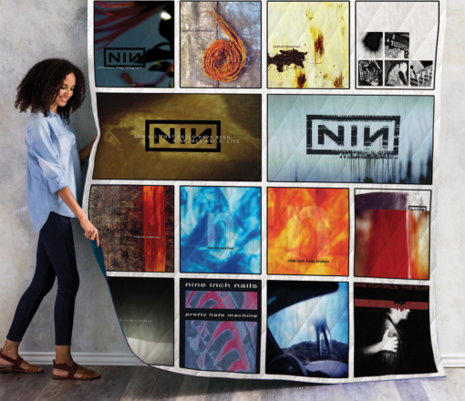 Buy Nine Inch Nails Albums Quilt Blanket & Quilt Bedding Set 01