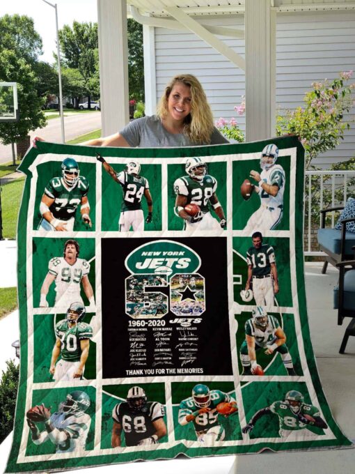 Buy New York Jets Quilt Blanket & Quilt Bedding Set