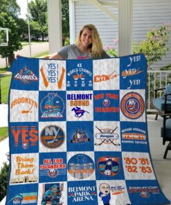 Buy New York Islanders Quilt Blanket & Quilt Bedding Set Ver 25