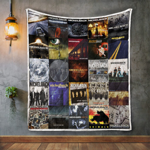 Buy Nickelback 2 Album Covers Quilt Blanket & Quilt Bedding Set