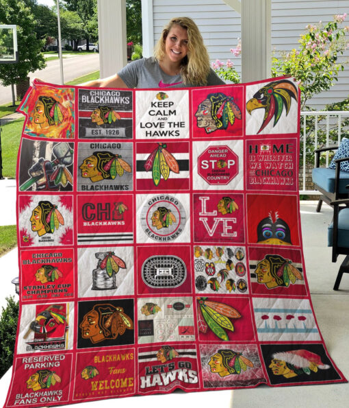 Buy Nhl Chicago Blackhawks Quilt Blanket & Quilt Bedding Set