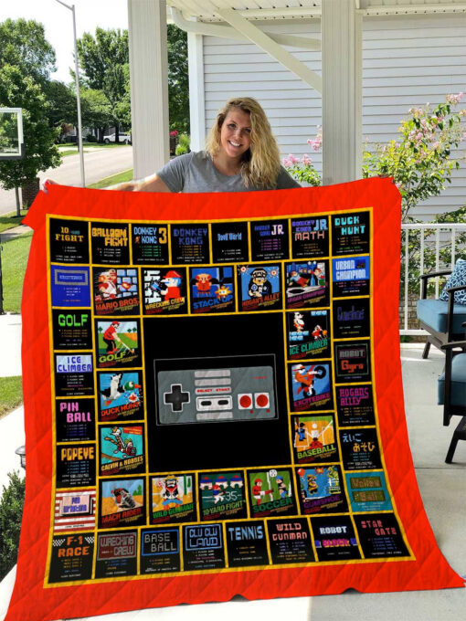 Buy Nintendo Video Games Quilt Blanket & Quilt Bedding Set Great Customized Blanket Gifts For Birthday Christmas Thanksgiving