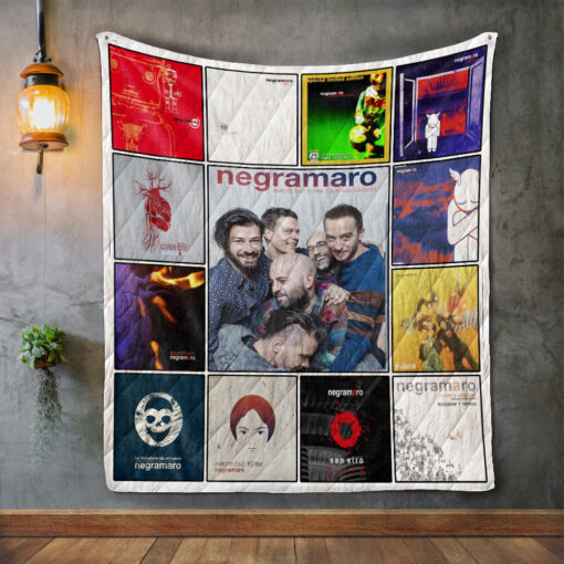 Buy Negramaro Album Covers Quilt Blanket & Quilt Bedding Set