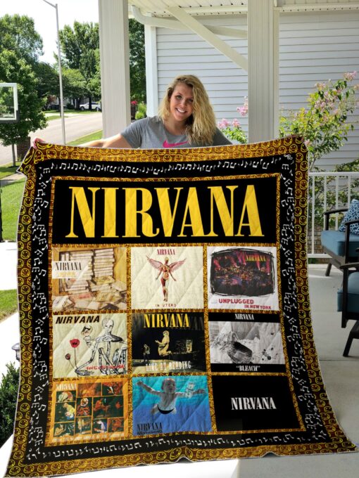 Buy Nirvana Best Albums Quilt Blanket & Quilt Bedding Set For Fans New