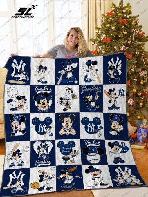 Buy New York Yankees Dn Quilt Blanket & Quilt Bedding Set