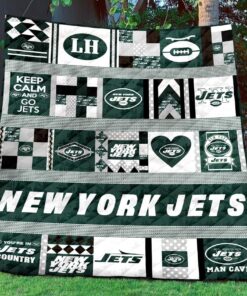 Buy New York Jets Quilt Blanket & Quilt Bedding Set 05