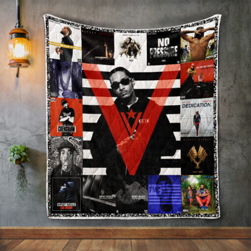 Buy Nipsey Hussle Style 2 Quilt Blanket & Quilt Bedding Set