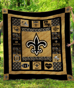 Buy New Orleans Saints 01 Quilt Blanket & Quilt Bedding Set