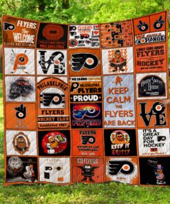 Buy Nhl Philadelphia Flyers Quilt Blanket & Quilt Bedding Set