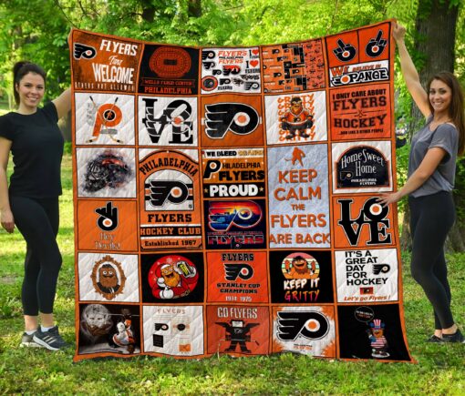 Buy Nhl Philadelphia Flyers Quilt Blanket & Quilt Bedding Set