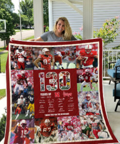 Buy Nebraska Huskers Quilt Blanket & Quilt Bedding Set