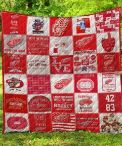 Buy Nhl Detroit Red Wings Quilt Blanket & Quilt Bedding Set